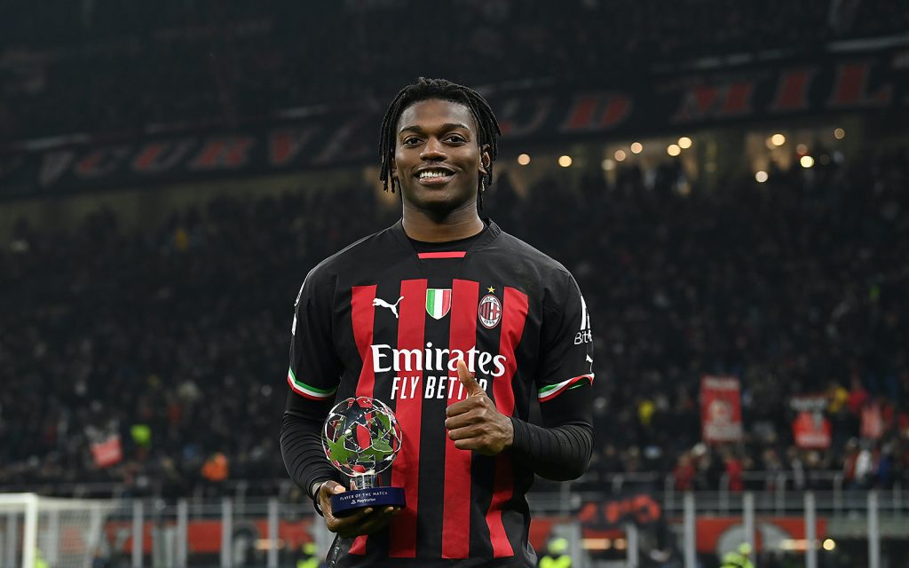 Rafael Leao AC Milan Milan-Tottenham 1-0 Champions League 2022-2023