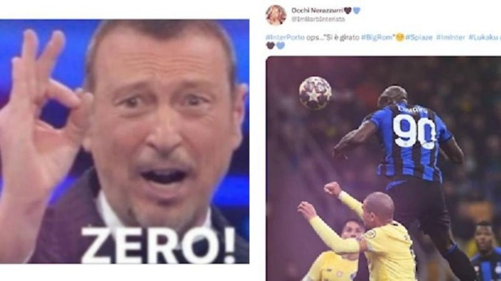Inter Porto reazioni social