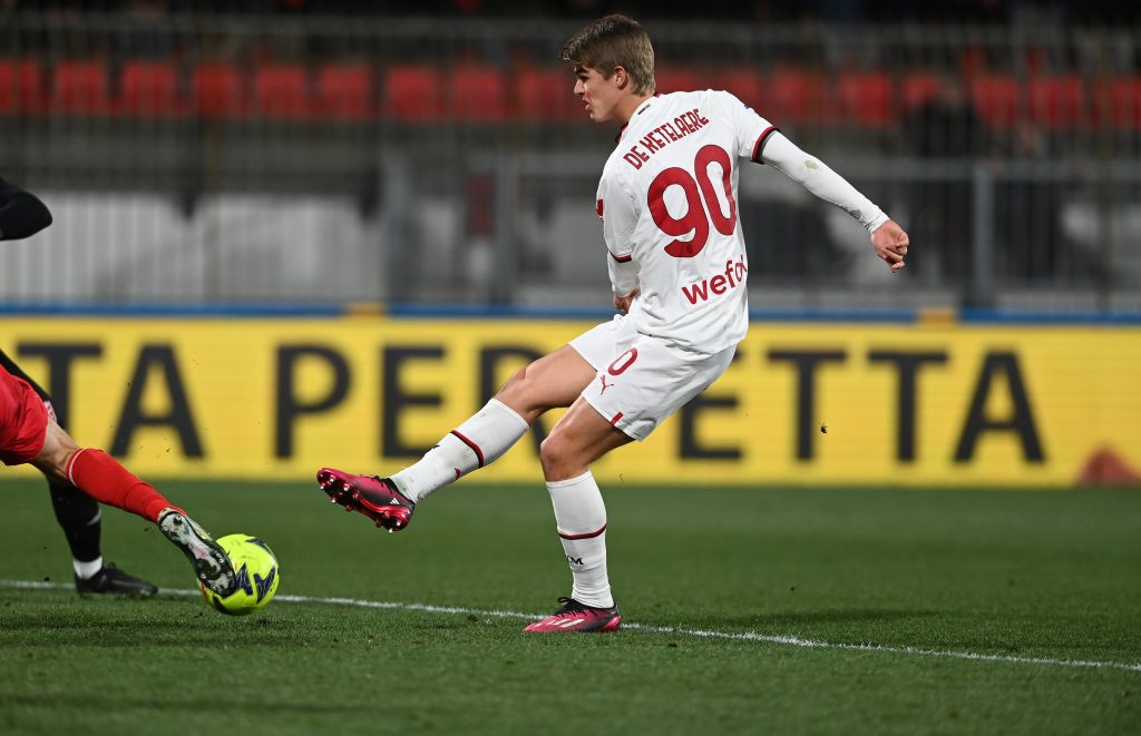 Charles De Ketelaere, calciatore del Milan (getty images)