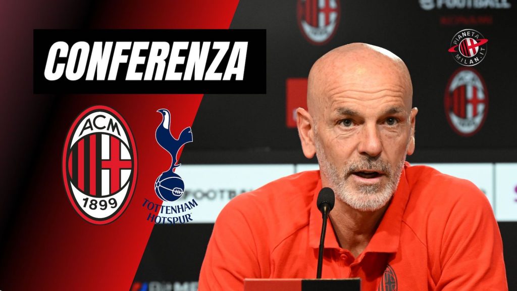 Conferenza stampa Pioli Milan-Tottenham Champions League 2022-2023