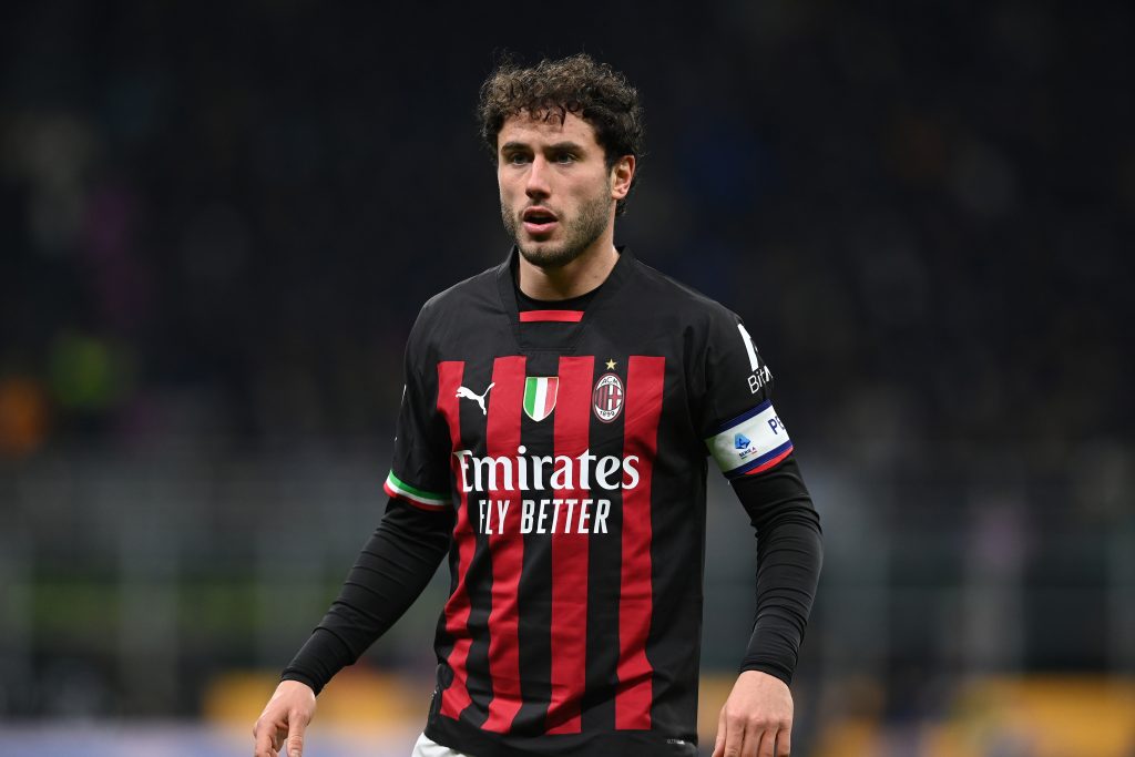 Davide Calabria, terzino e capitano del Milan (getty images)