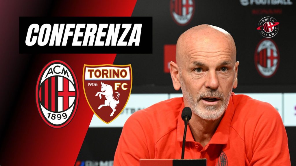 conferenza stampa Pioli Milan-Torino Serie A 2022-2023