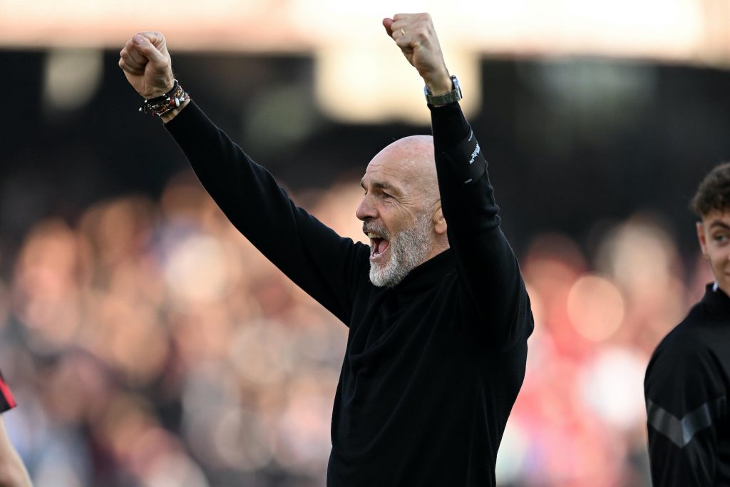 Stefano Pioli AC Milan Salernitana-Milan 1-2 Serie A 2022-2023