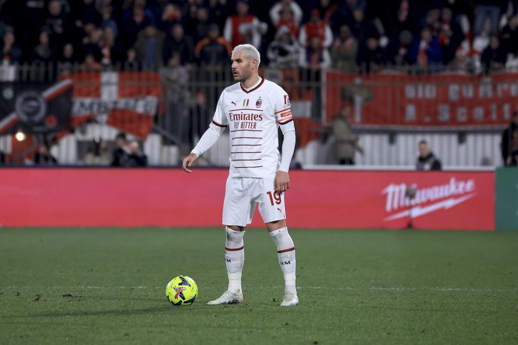 Theo Hernández AC Milan Monza-Milan 0-1 Serie A 2022-2023