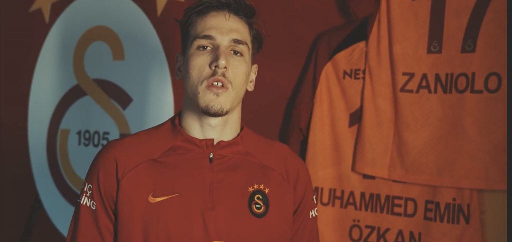 Zaniolo Galatasaray social