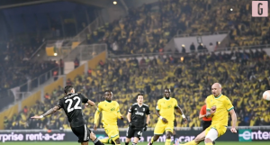 Nantes-Juventus 0-3, la tripletta di Di Maria | VIDEO (screen Gazzetta.it)