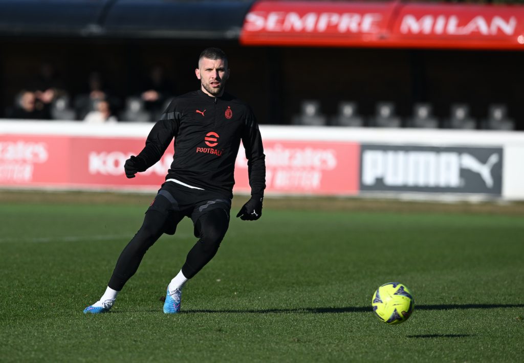 Ante Rebic AC Milan allenamento Milanello