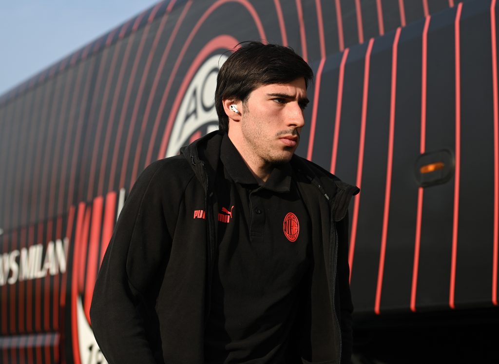 Sandro Tonali, centrocampista del Milan (getty images)