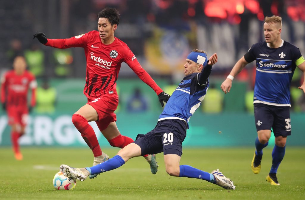 Daichi Kamada calciatore Eintracht Francoforte obiettivo AC Milan