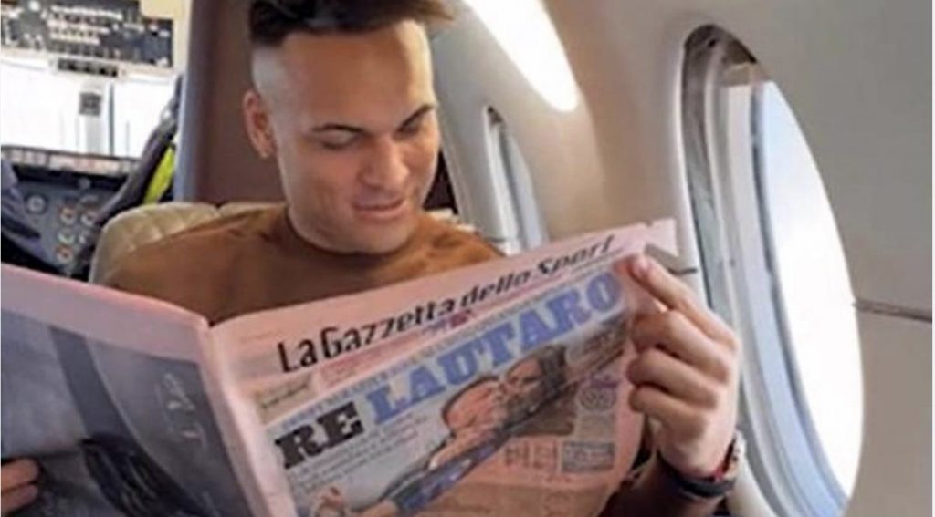 derby Inter-Milan Lautaro Martínez social