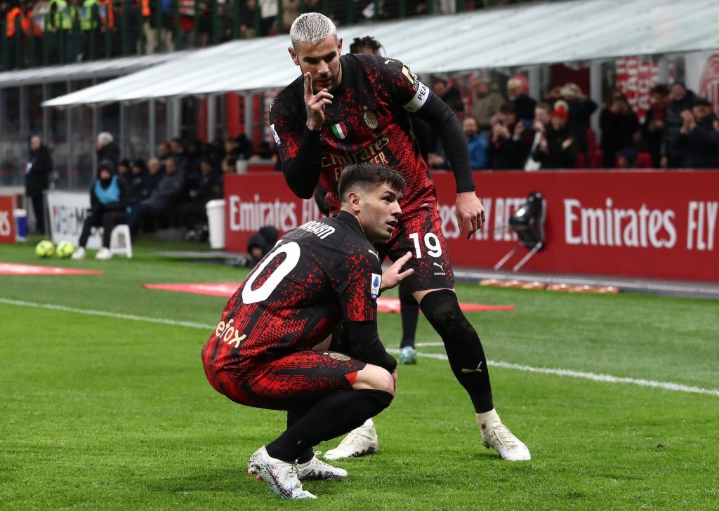 Theo Hernández AC Milan Milan-Atalanta 2-0 Serie A 2022-2023