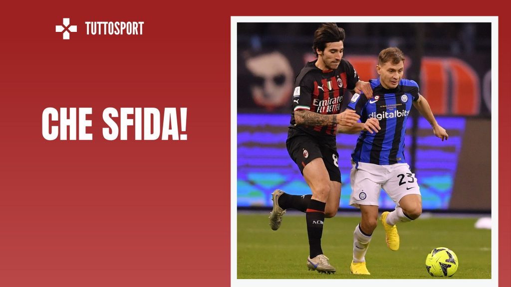 Inter-Milan, sfida a centrocampo: Barella contro Tonali (getty images)