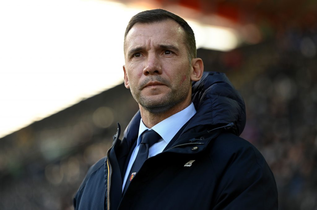 Andriy Shevchenko, ex attaccante del Milan (getty images)