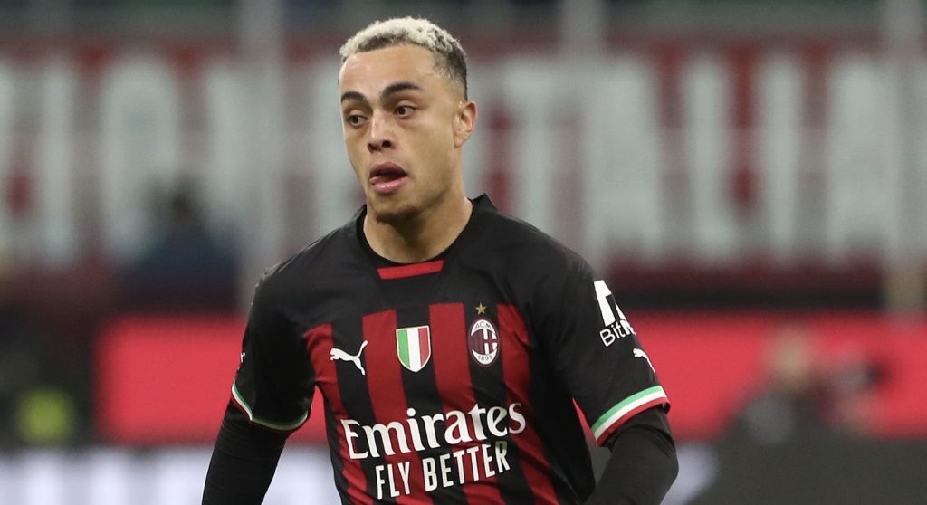 Sergiño Dest AC Milan Milan-Torino 0-1 Coppa Italia 2022-2023