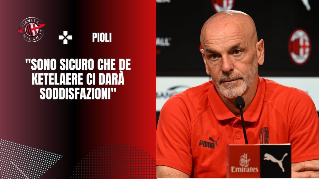 Stefano Pioli AC Milan conferenza stampa Monza-Milan Serie A 2022-2023