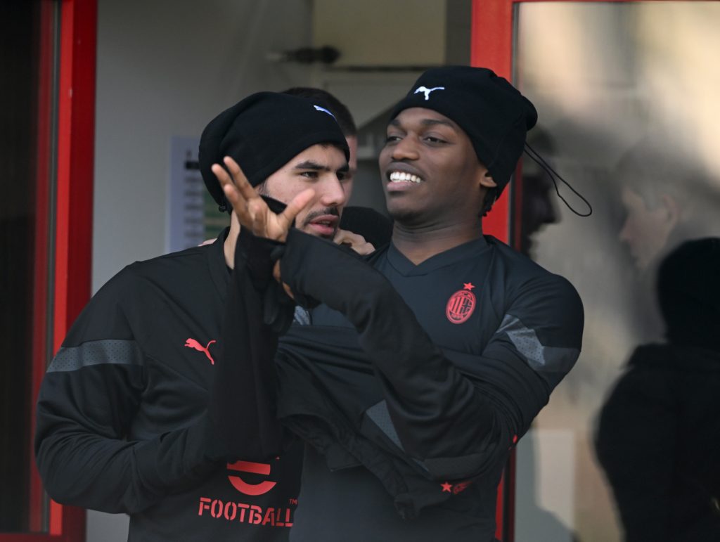 Theo Hernandez Rafael Leao giocatori AC Milan