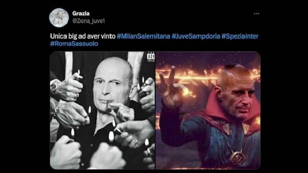Milan Salernitana social