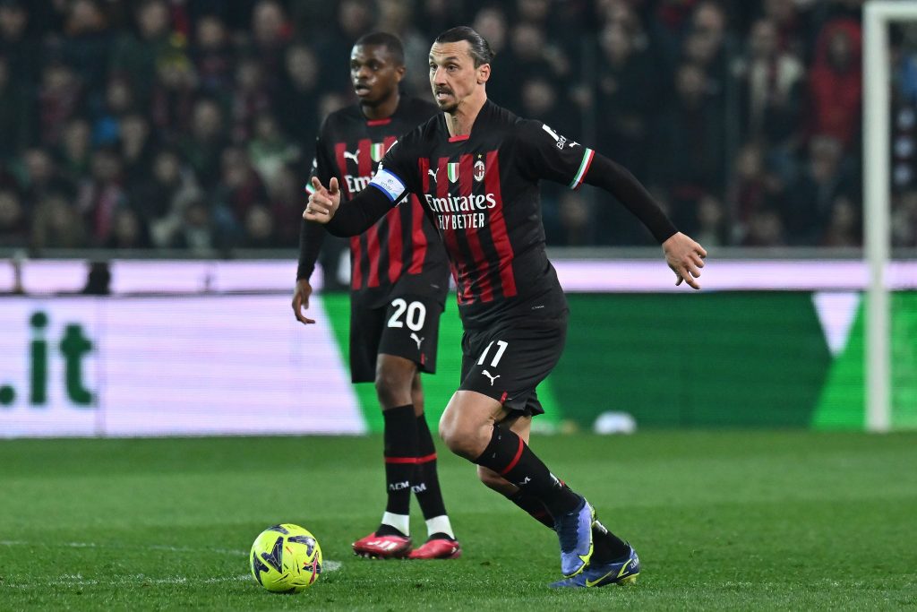 Zlatan Ibrahimovic, attaccante del Milan (getty images)