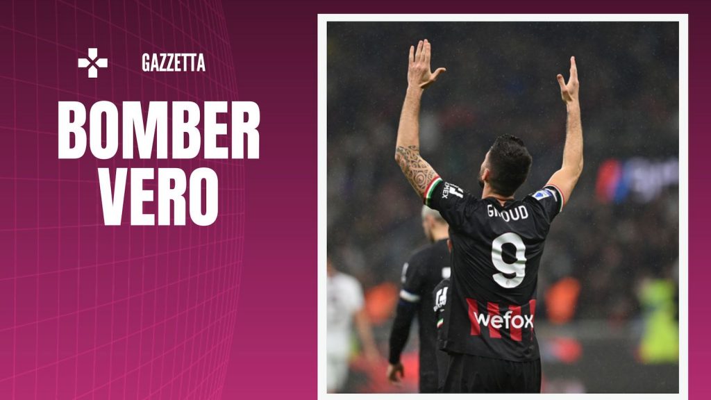 Olivier Giroud AC Milan Milan-Salernitana 1-1 Serie A 2022-2023