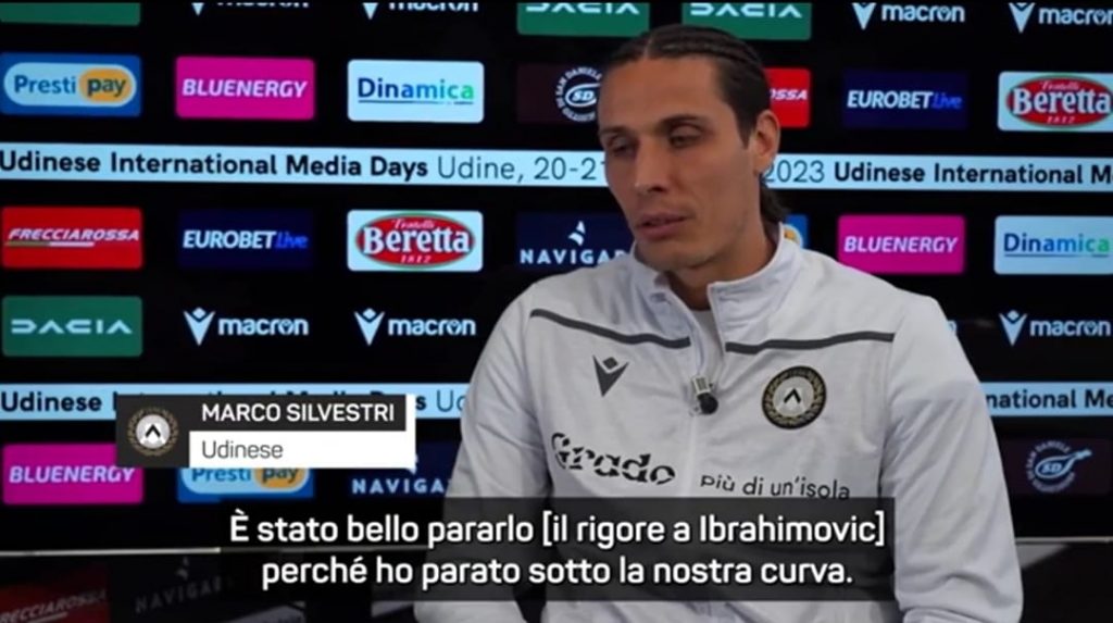 Silvestri e il rigore ribattuto da Ibrahimovic: "Regole ridicole" | VIDEO (screen gazzetta.it)