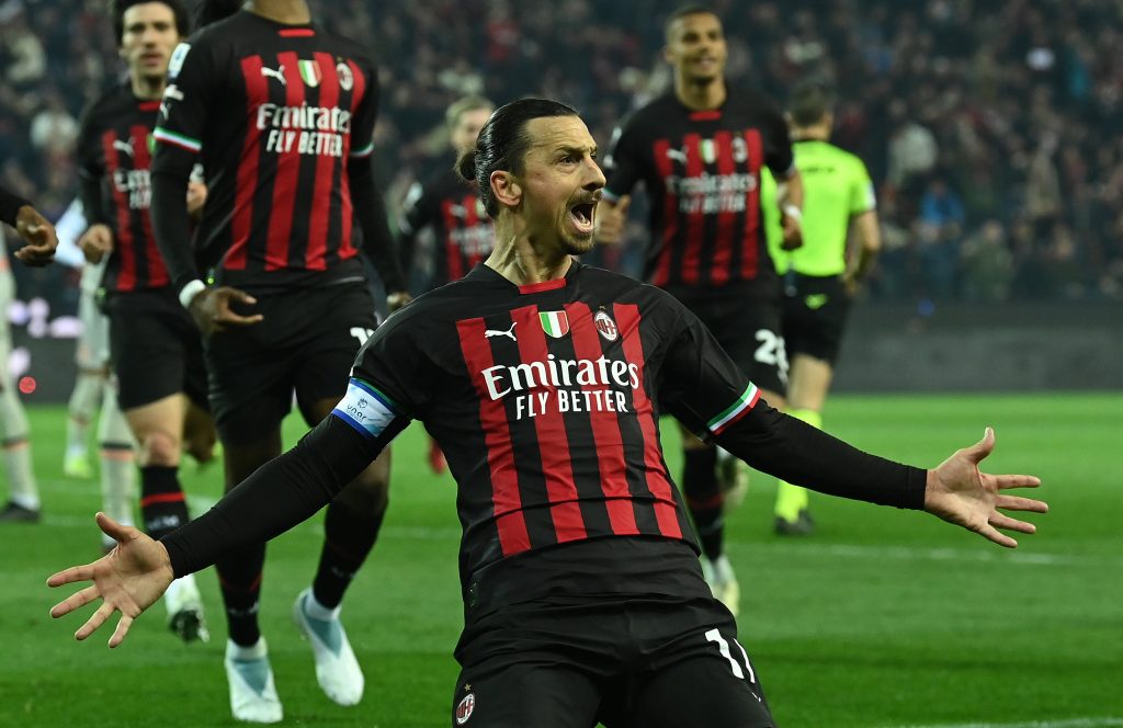 Zlatan Ibrahimovic, attaccante del Milan (getty images)