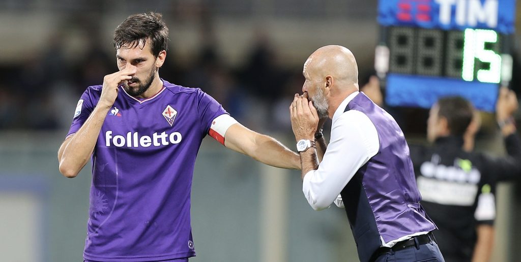 Astori Pioli Fiorentina Serie A 2017-2018