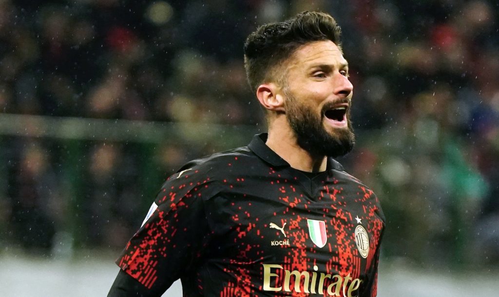 Olivier Giroud AC Milan Milan-Atalanta 2-0 Serie A 2022-2023