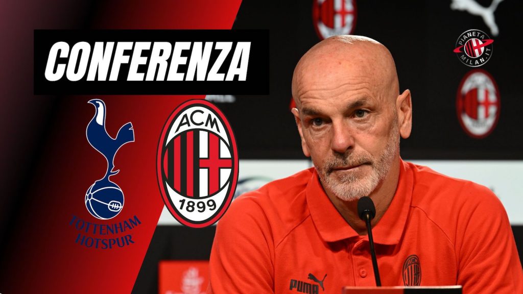 Stefano Pioli AC Milan conferenza stampa Tottenham-Milan Champions League 2022-2023