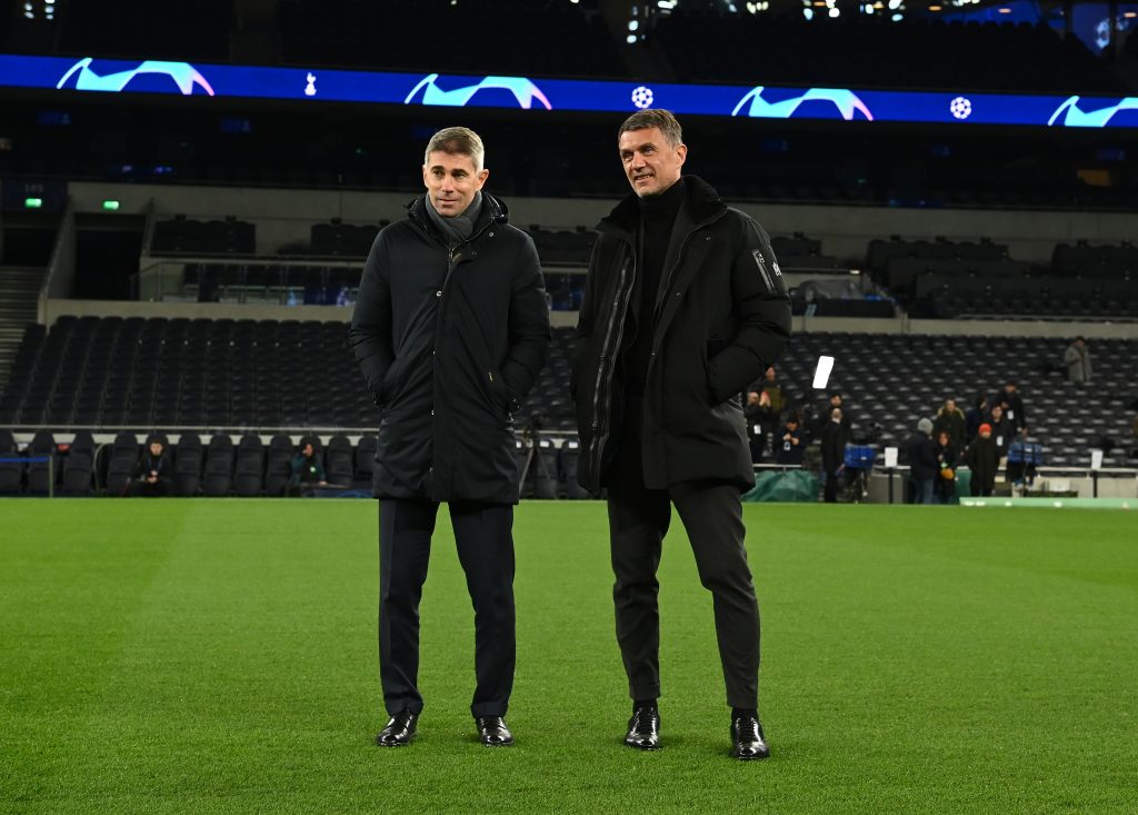 Paolo Maldini Frederic Massara dirigenti AC Milan