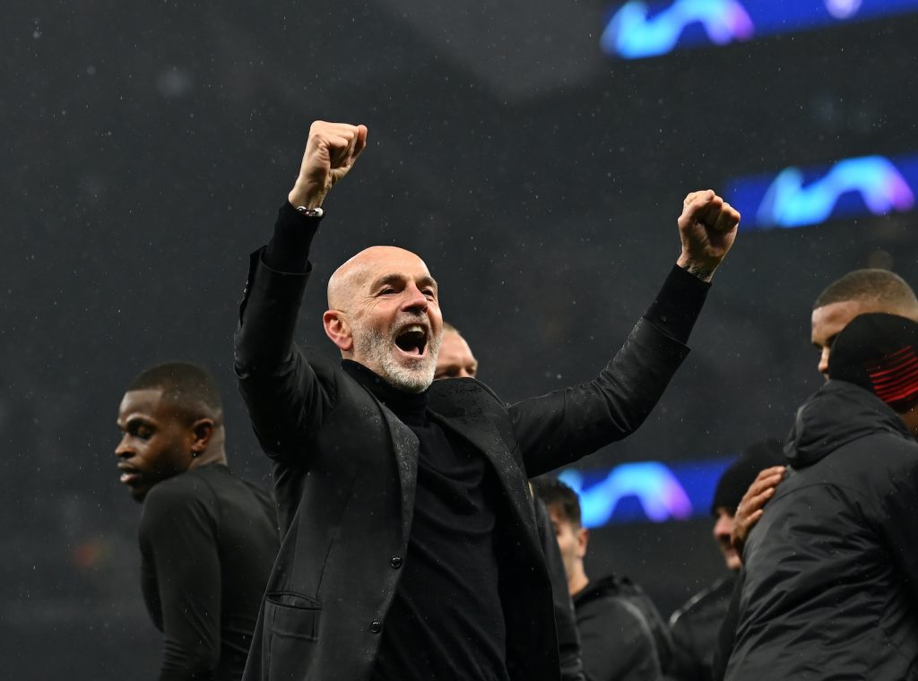 Stefano Pioli AC Milan Tottenham-Milan 0-0 Champions League 2022-2023