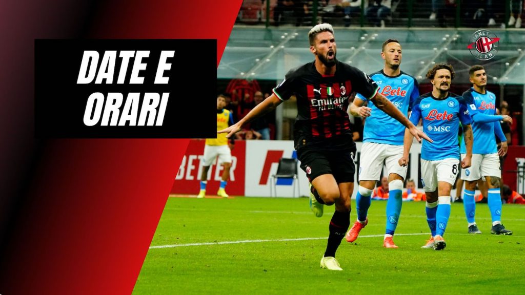 Sorteggio Champions League AC Milan Napoli calendario