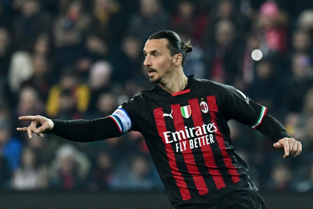 Zlatan Ibrahimovic AC Milan Udinese-Milan Serie A 2022-2023
