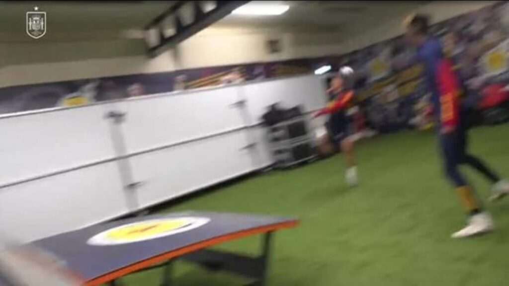 Morata al Milan? Intanto lui si diverte e incanta a teqball | VIDEO (screen gazzetta.it)