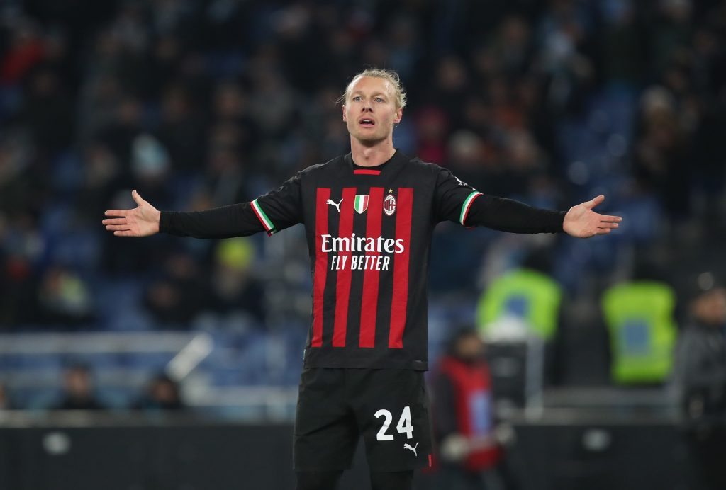Simon Kjaer, difensore del Milan (getty images)