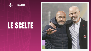 Pioli e Italiano allenatori Milan e Fiorentina