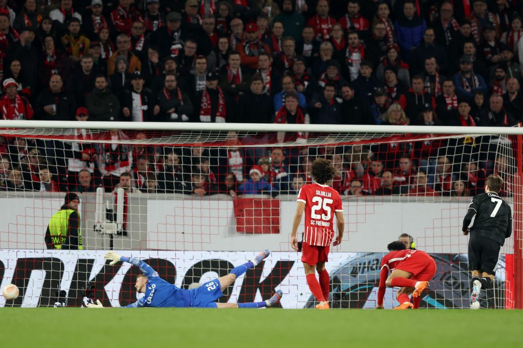 gol Chiesa Friburgo-Juventus 0-2 Europa League 2022-2023