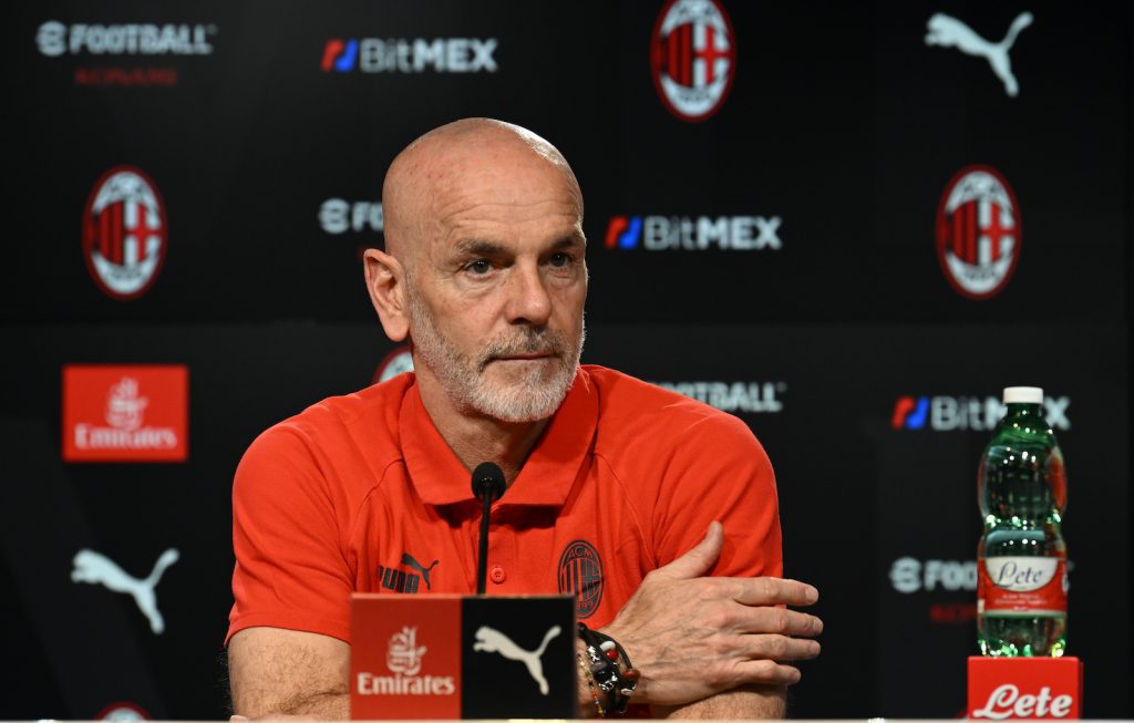 Stefano Pioli AC Milan conferenza stampa Milanello