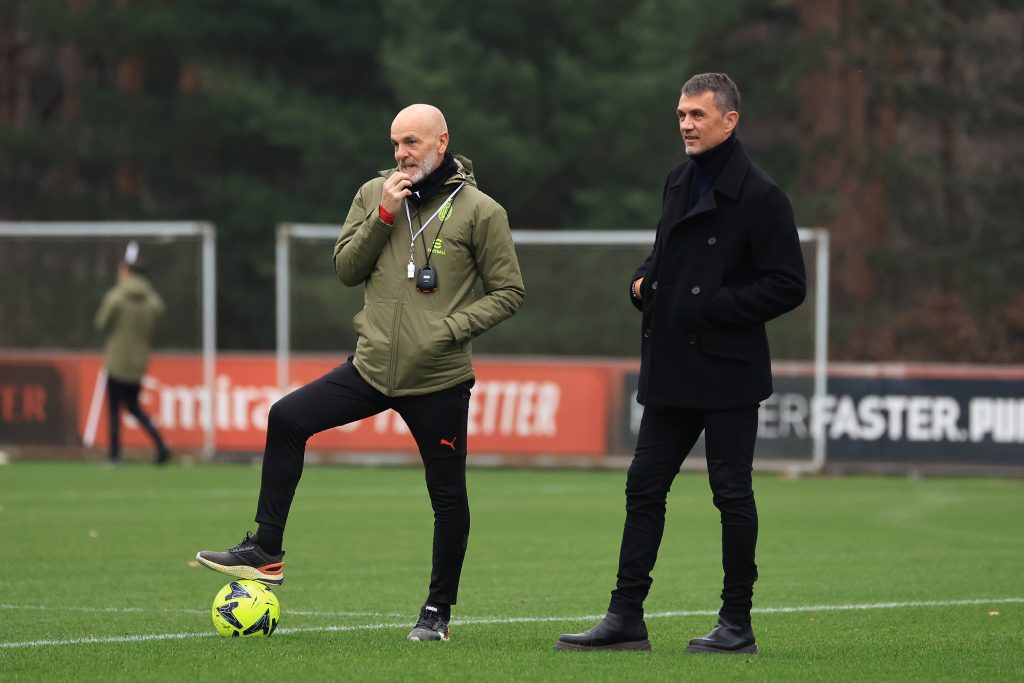 Paolo Maldini e Stefano Pioli (getty images)