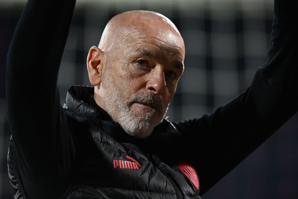 Stefano Pioli AC Milan Fiorentina-Milan 2-1 Serie A 2022-2023