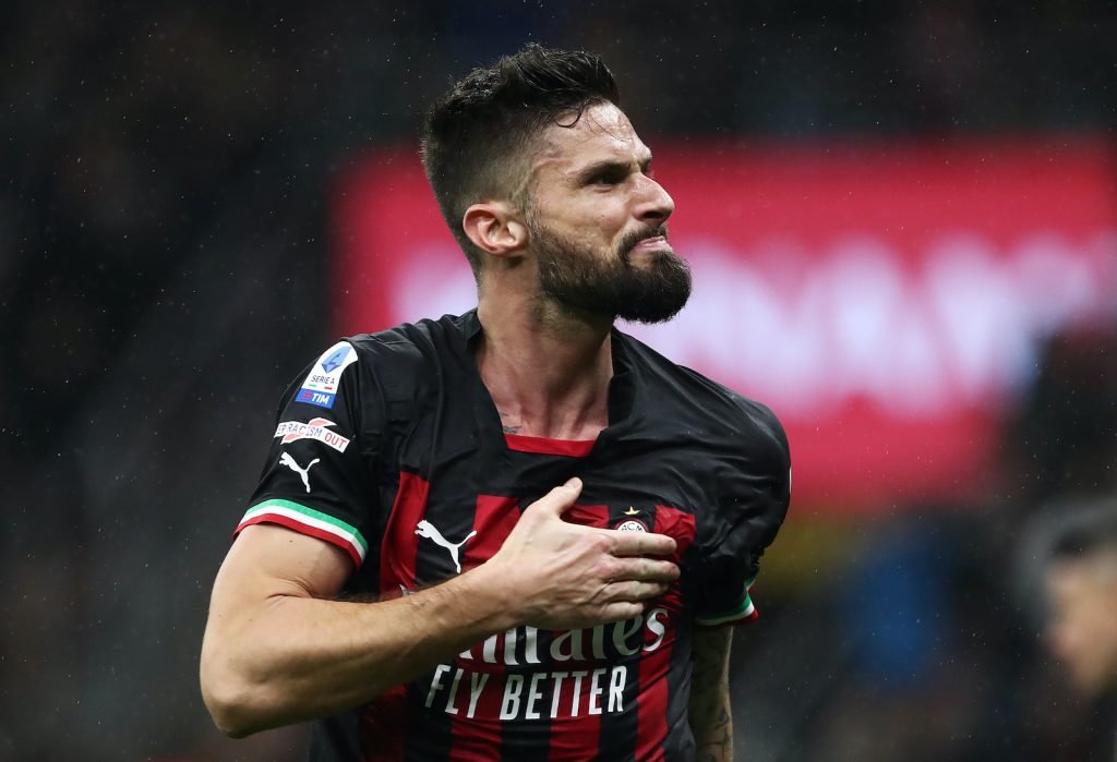 Olivier Giroud AC Milan Milan-Salernitana 1-1 Serie A 2022-2023