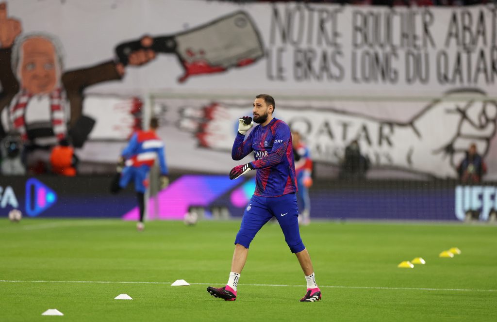 Gianluigi Donnarumma portiere PSG ex Milan