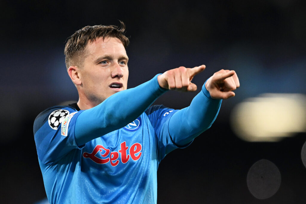 Piotr Zielinski, centrocampista del Napoli (getty images)