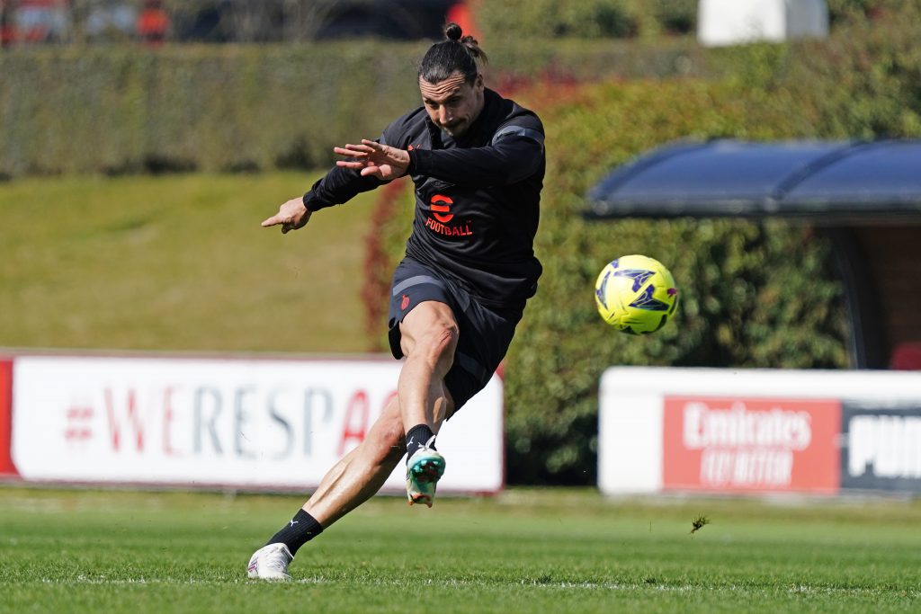 Zlatan Ibrahimovic, attaccante del Milan (getty images)