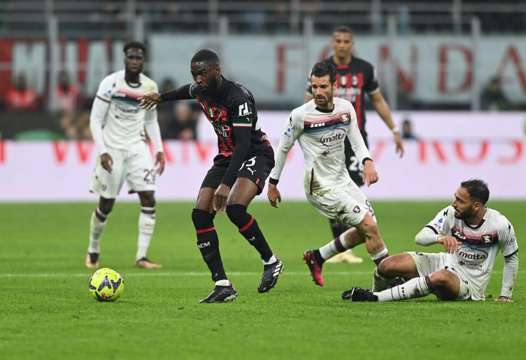 Fikayo Tomori AC Milan Milan-Salernitana 1-1 Serie A 2022-2023