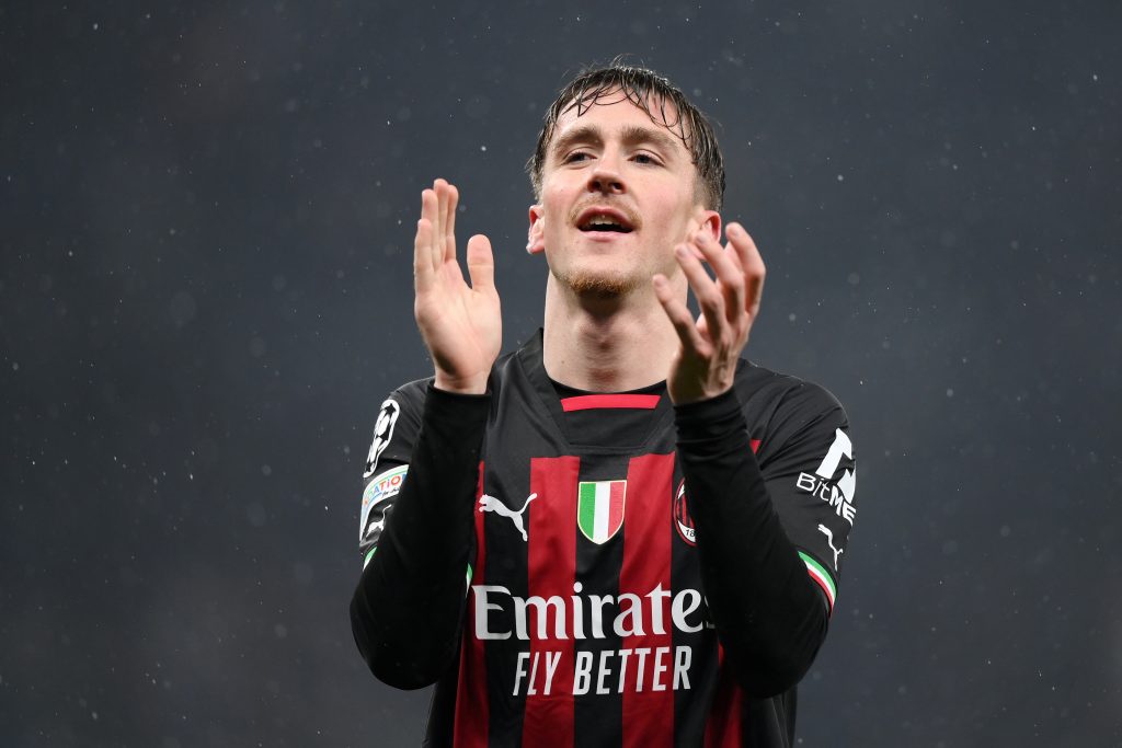 Alexis Saelemaekers, calciatore del Milan (getty images)