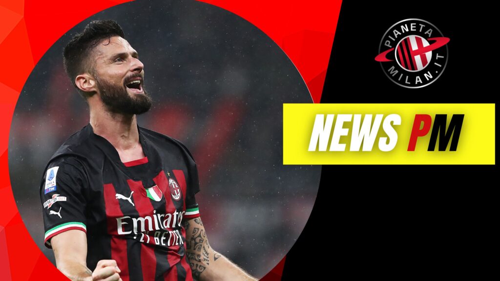 Olivier Giroud, attaccante del Milan (getty images)