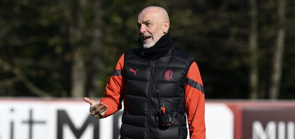 Stefano Pioli AC Milan allenamento Milanello