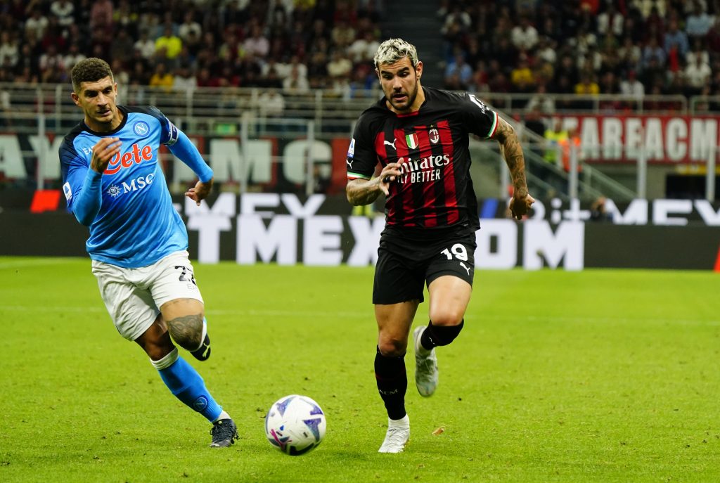 Di Lorenzo Theo Hernandez difensori Napoli Milan
