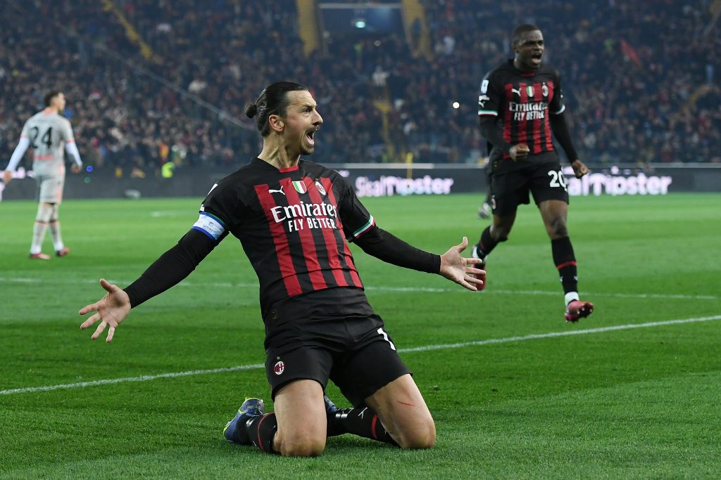 Zlatan Ibrahimovic, attaccante del Milan (getty images)
