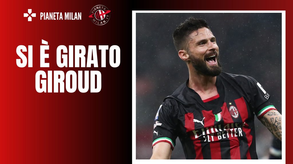 Olivier Giroud, attaccante del Milan (getty images)